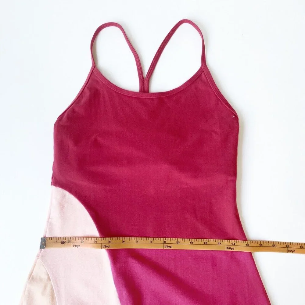 Playground Active Anthropologie Athletic Mini Dress Women's Small Pink Stretch - Picture 14 of 15